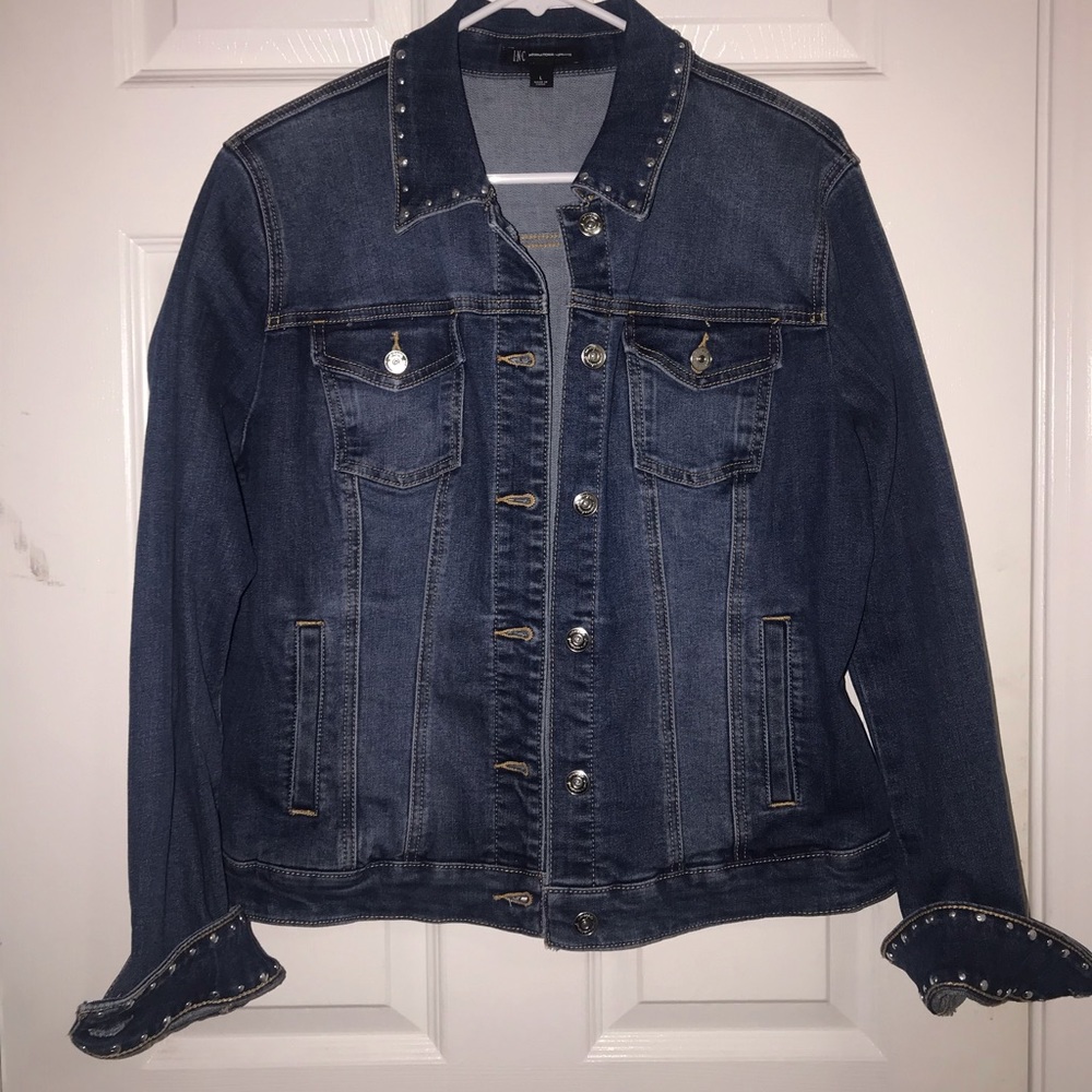 Brand new INC women’s denim jacket Size Large